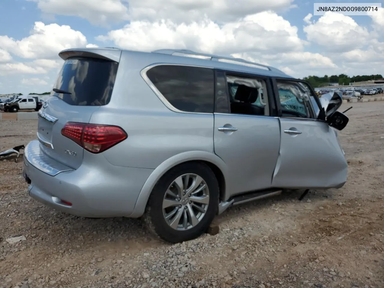 2016 Infiniti Qx80 VIN: JN8AZ2ND0G9800714 Lot: 56522445