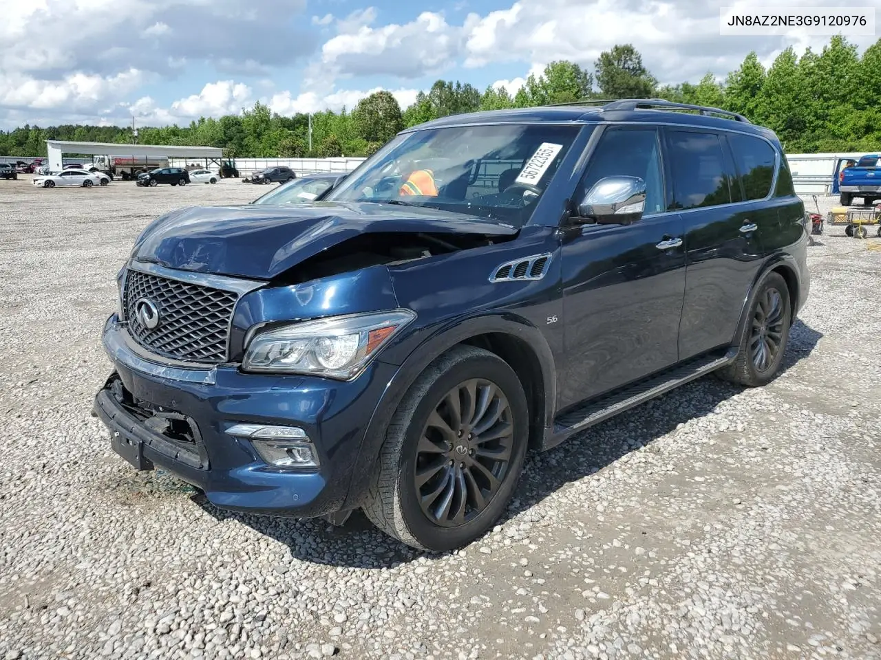 2016 Infiniti Qx80 VIN: JN8AZ2NE3G9120976 Lot: 56722355