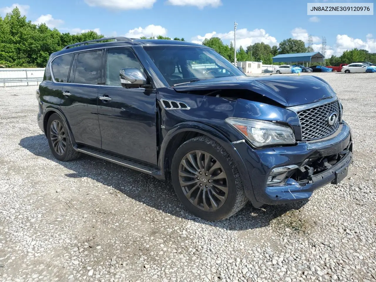2016 Infiniti Qx80 VIN: JN8AZ2NE3G9120976 Lot: 56722355