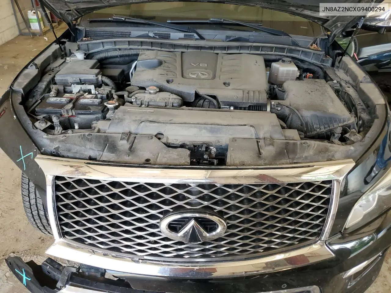 2016 Infiniti Qx80 VIN: JN8AZ2NCXG9400294 Lot: 60957245