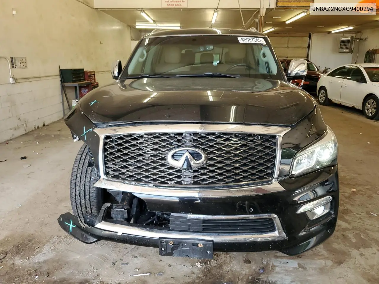 2016 Infiniti Qx80 VIN: JN8AZ2NCXG9400294 Lot: 60957245