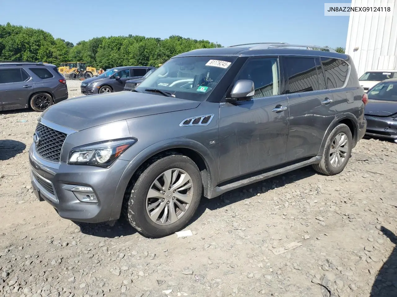 2016 Infiniti Qx80 VIN: JN8AZ2NEXG9124118 Lot: 61179245