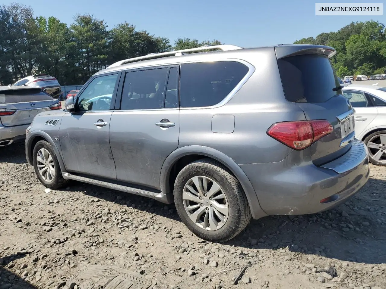 2016 Infiniti Qx80 VIN: JN8AZ2NEXG9124118 Lot: 61179245