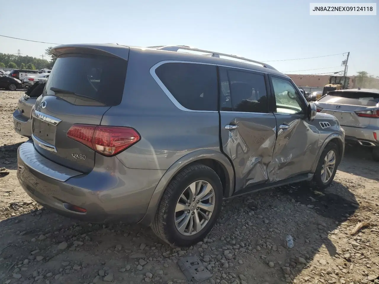 2016 Infiniti Qx80 VIN: JN8AZ2NEXG9124118 Lot: 61179245