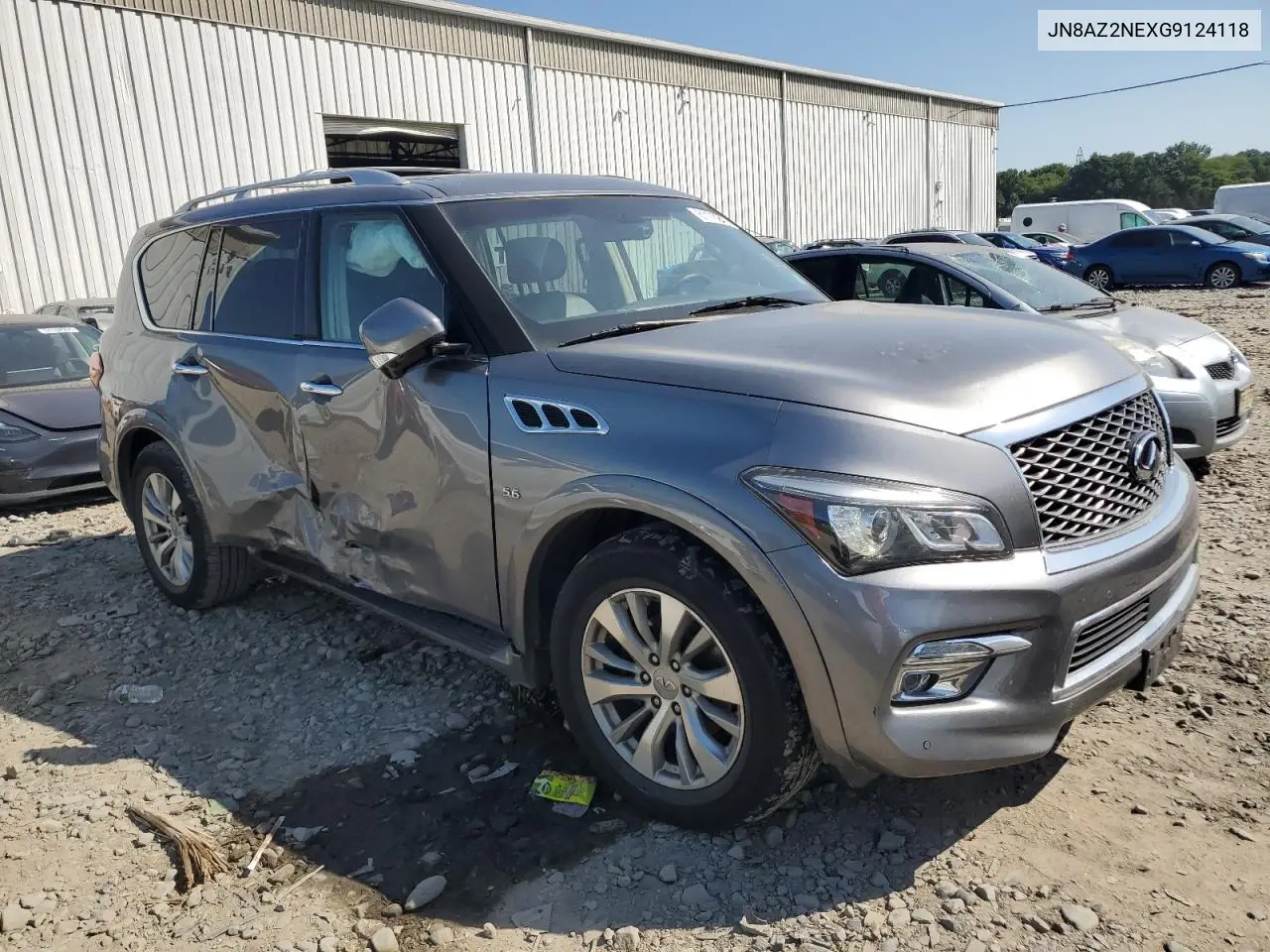 2016 Infiniti Qx80 VIN: JN8AZ2NEXG9124118 Lot: 61179245