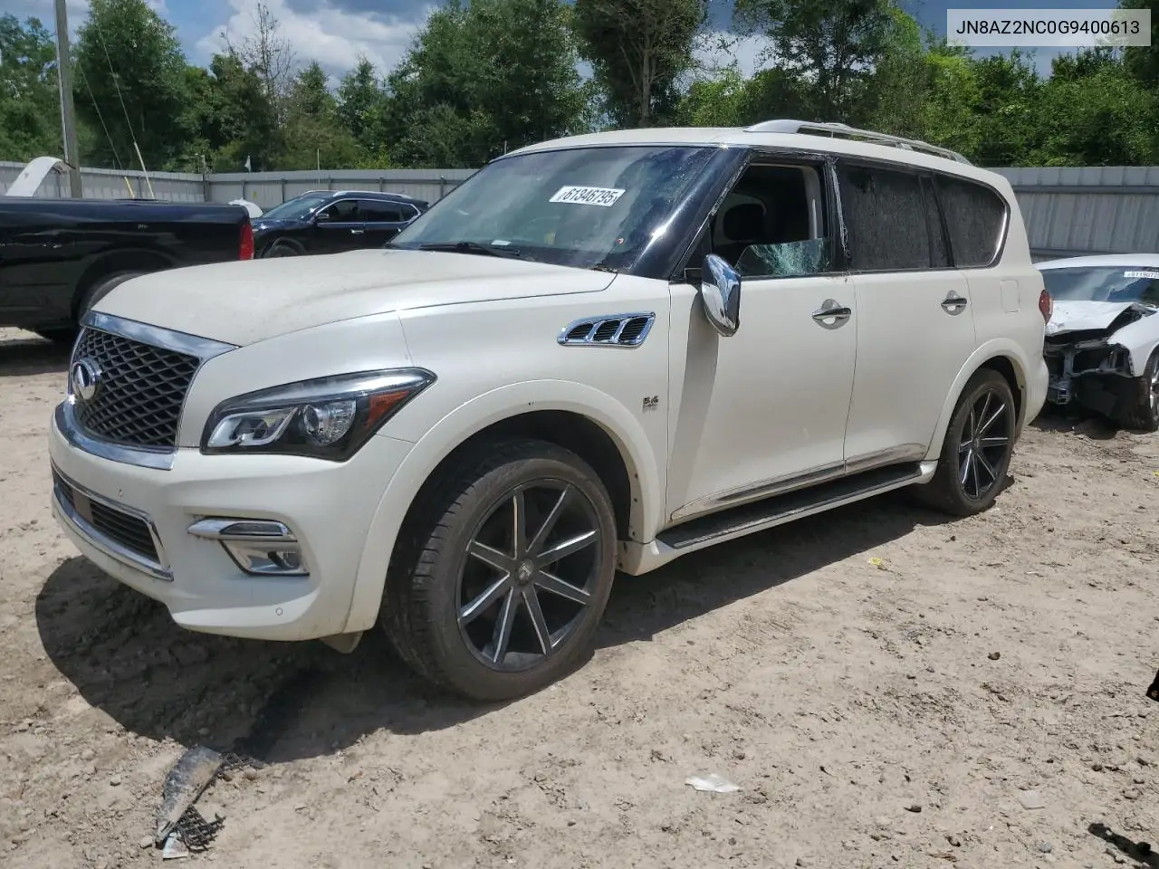 2016 Infiniti Qx80 VIN: JN8AZ2NC0G9400613 Lot: 61346795