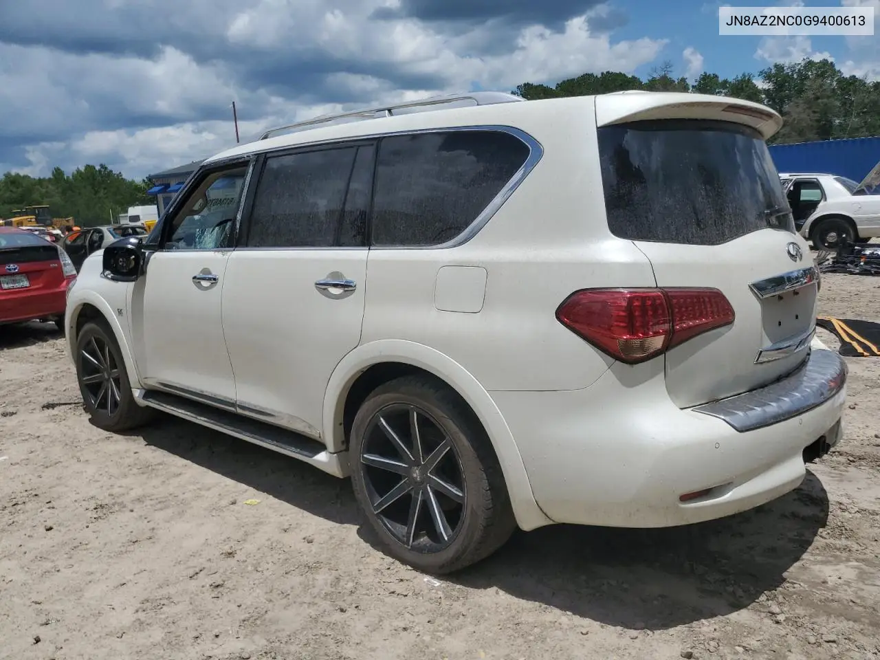 2016 Infiniti Qx80 VIN: JN8AZ2NC0G9400613 Lot: 61346795