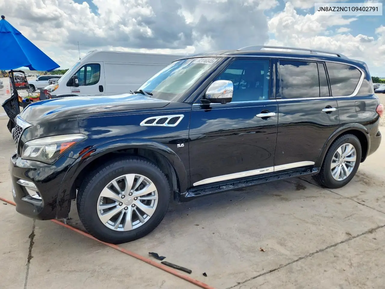 2016 Infiniti Qx80 VIN: JN8AZ2NC1G9402791 Lot: 62116345