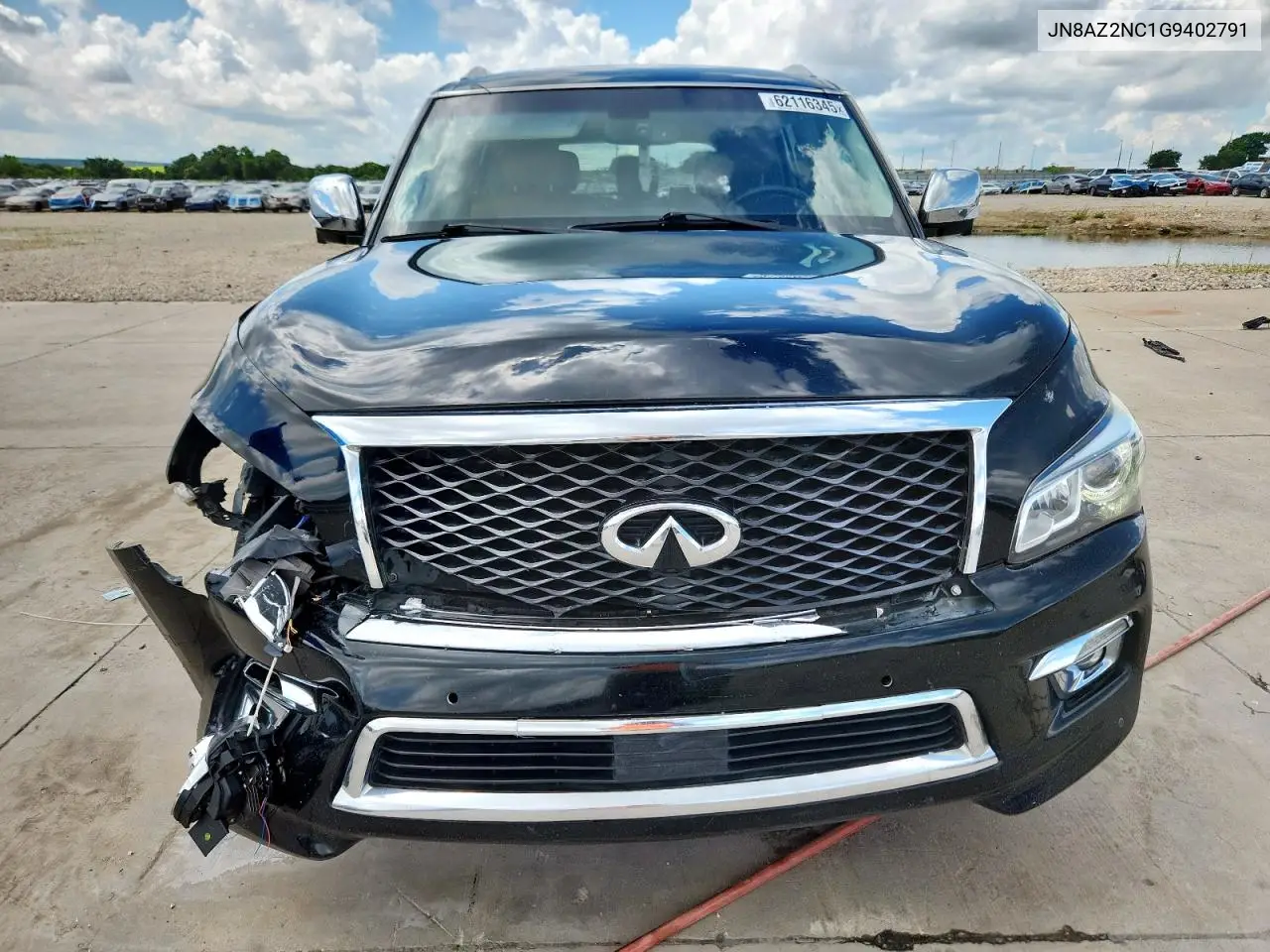 2016 Infiniti Qx80 VIN: JN8AZ2NC1G9402791 Lot: 62116345
