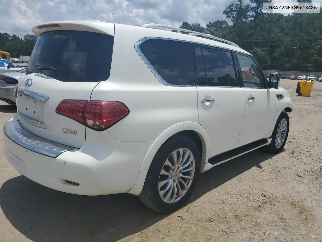 2016 Infiniti Qx80 VIN: JN8AZ2NF3G9613436 Lot: 62862395