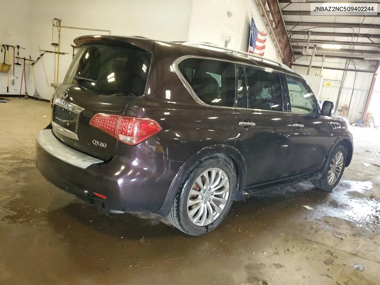 2016 Infiniti Qx80 VIN: JN8AZ2NC5G9402244 Lot: 63013785