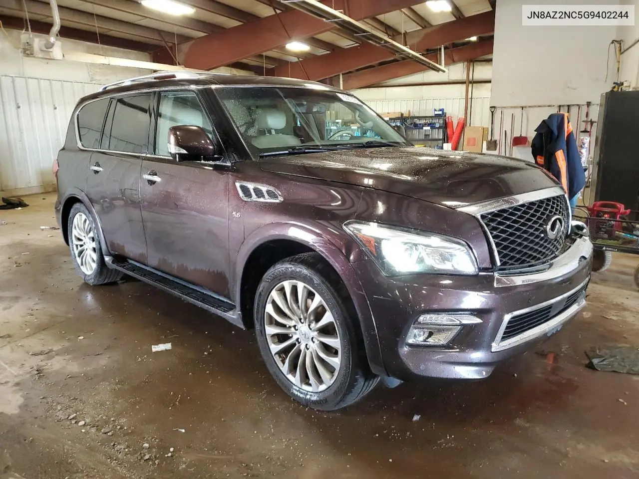 2016 Infiniti Qx80 VIN: JN8AZ2NC5G9402244 Lot: 63013785