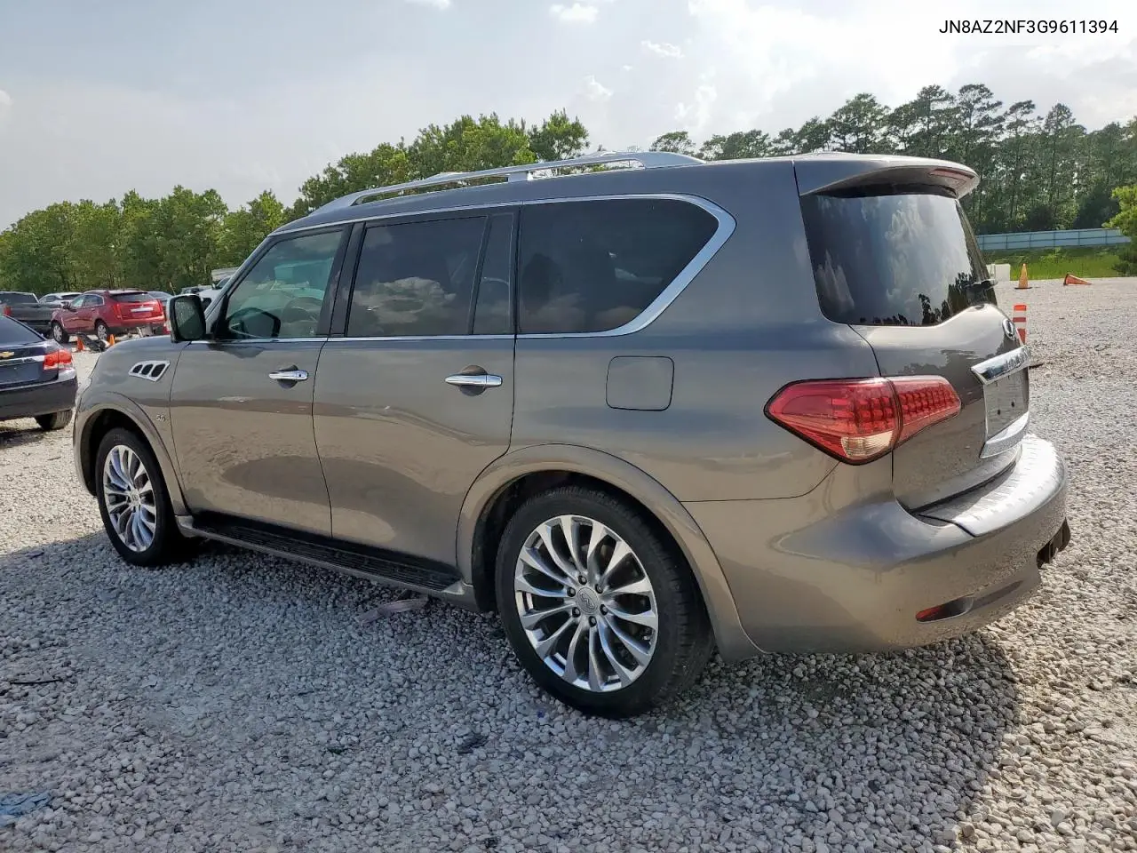 2016 Infiniti Qx80 VIN: JN8AZ2NF3G9611394 Lot: 63122345