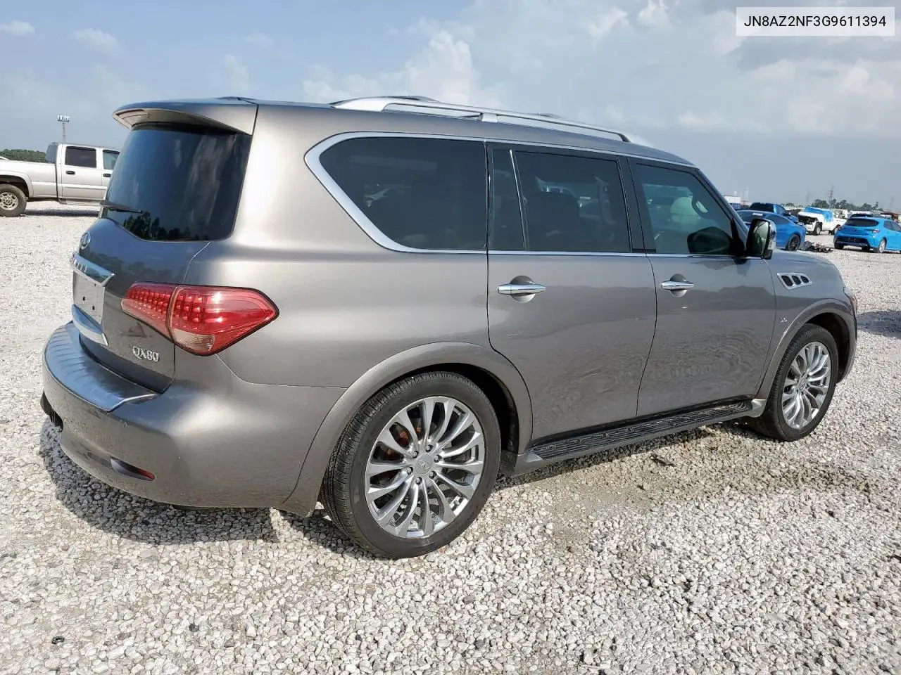 2016 Infiniti Qx80 VIN: JN8AZ2NF3G9611394 Lot: 63122345