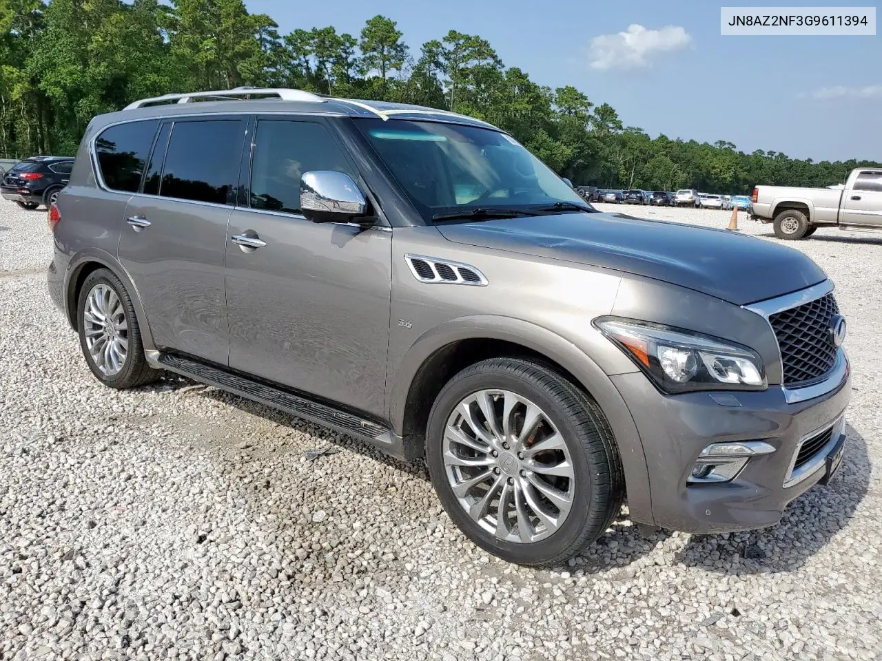 2016 Infiniti Qx80 VIN: JN8AZ2NF3G9611394 Lot: 63122345