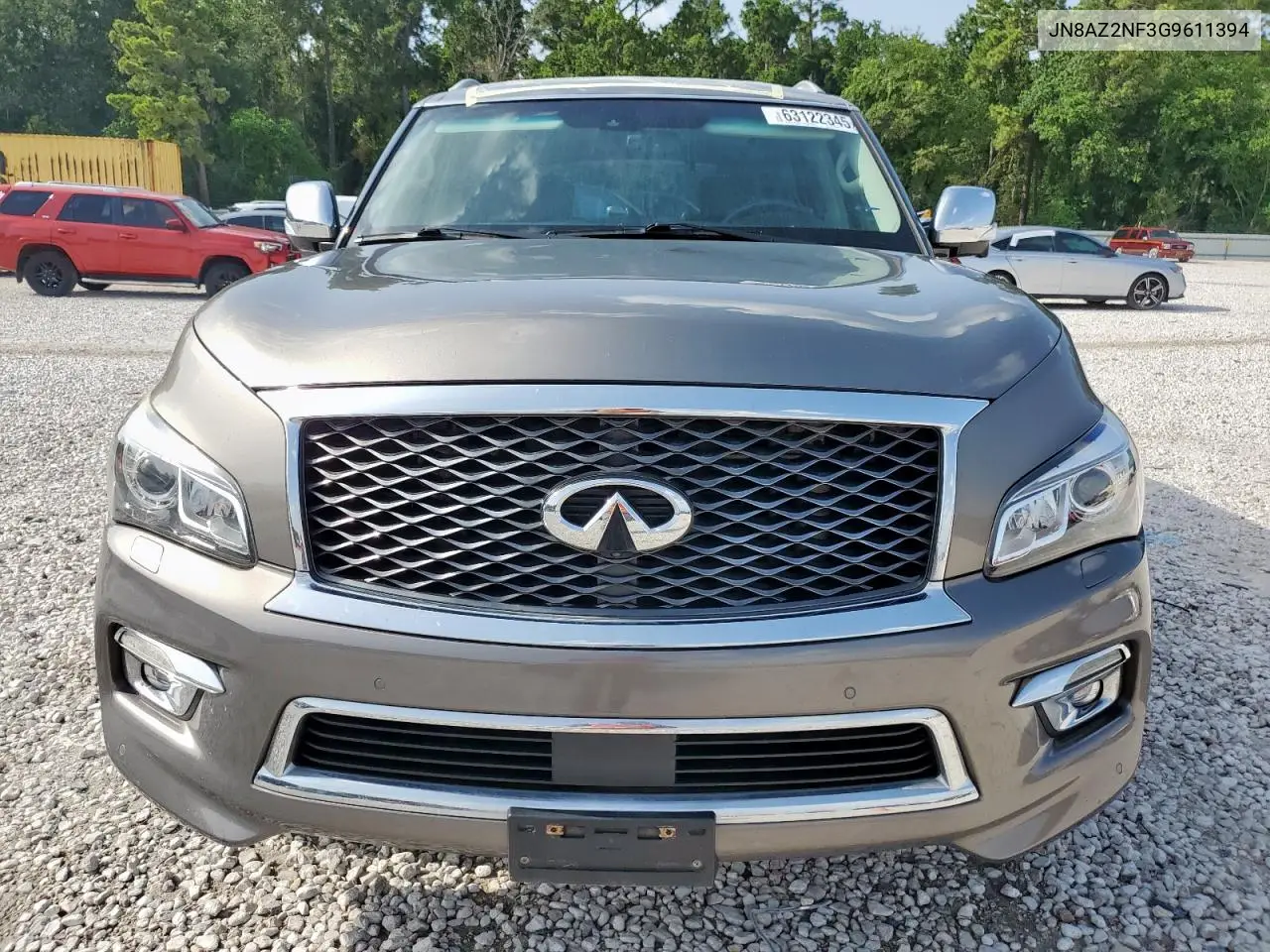 2016 Infiniti Qx80 VIN: JN8AZ2NF3G9611394 Lot: 63122345