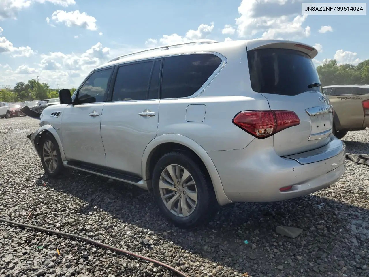 2016 Infiniti Qx80 VIN: JN8AZ2NF7G9614024 Lot: 63304795