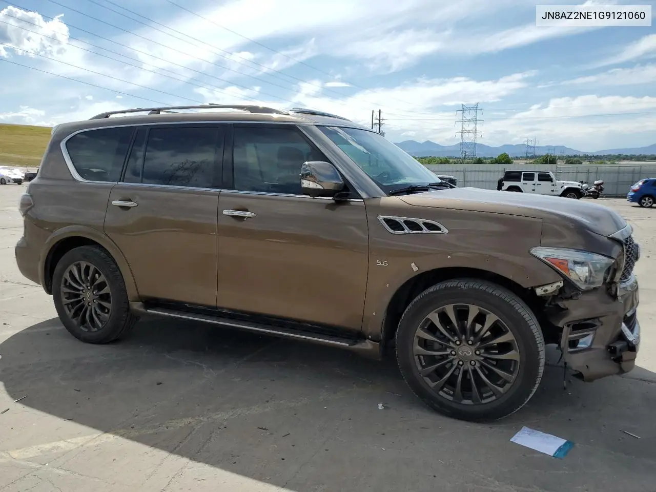 2016 Infiniti Qx80 VIN: JN8AZ2NE1G9121060 Lot: 63495725