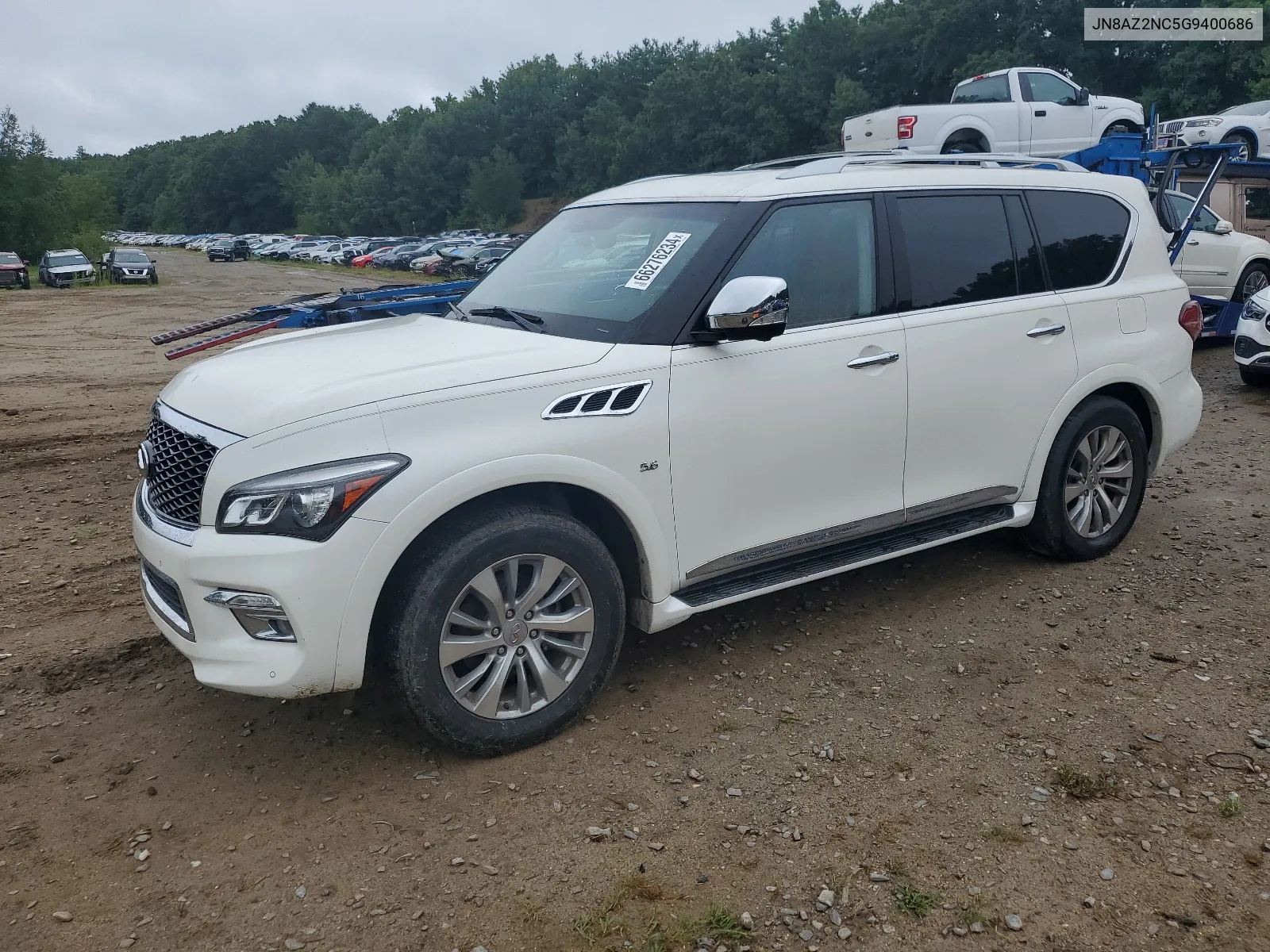 2016 Infiniti Qx80 VIN: JN8AZ2NC5G9400686 Lot: 66276234