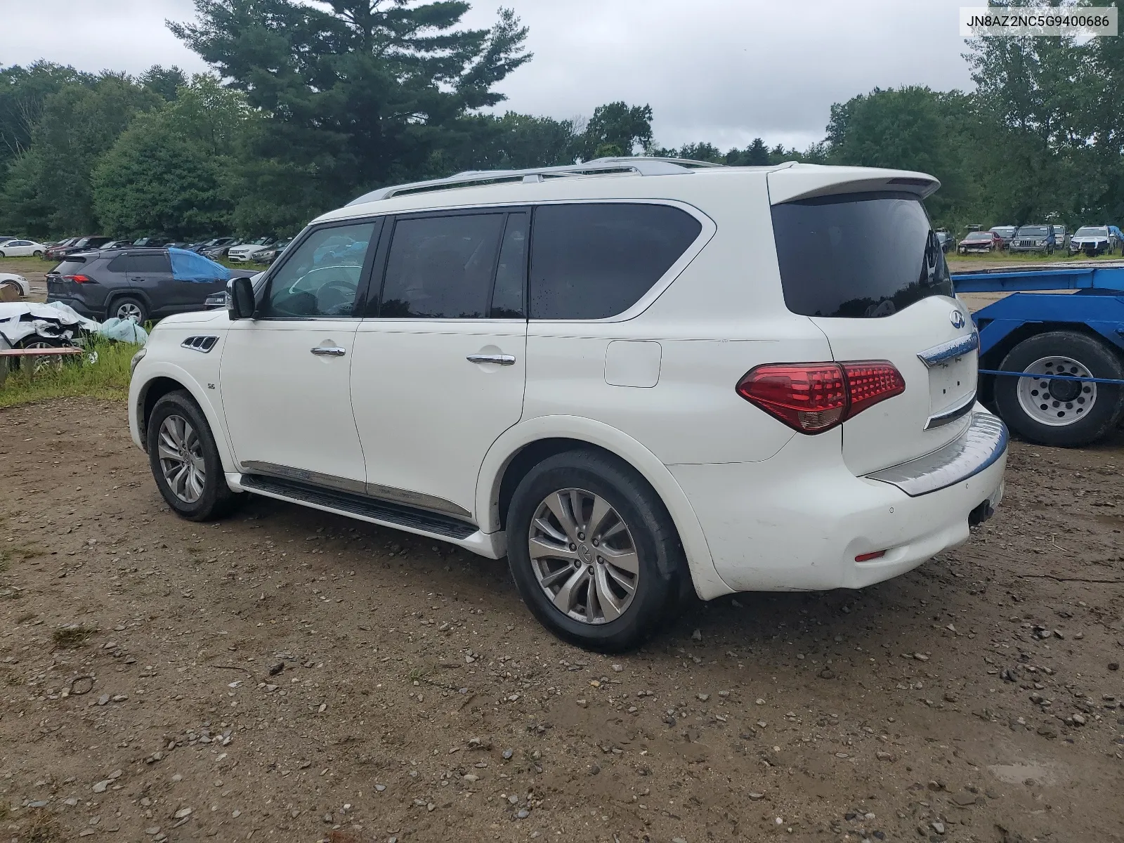 2016 Infiniti Qx80 VIN: JN8AZ2NC5G9400686 Lot: 66276234