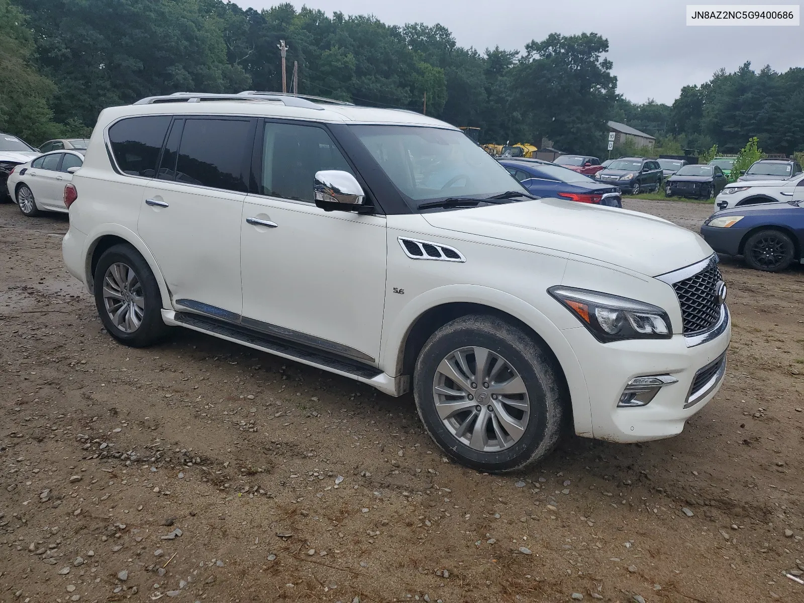 2016 Infiniti Qx80 VIN: JN8AZ2NC5G9400686 Lot: 66276234