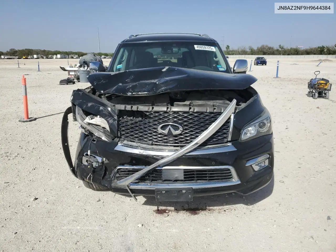2017 Infiniti Qx80 Base VIN: JN8AZ2NF9H9644384 Lot: 49859725