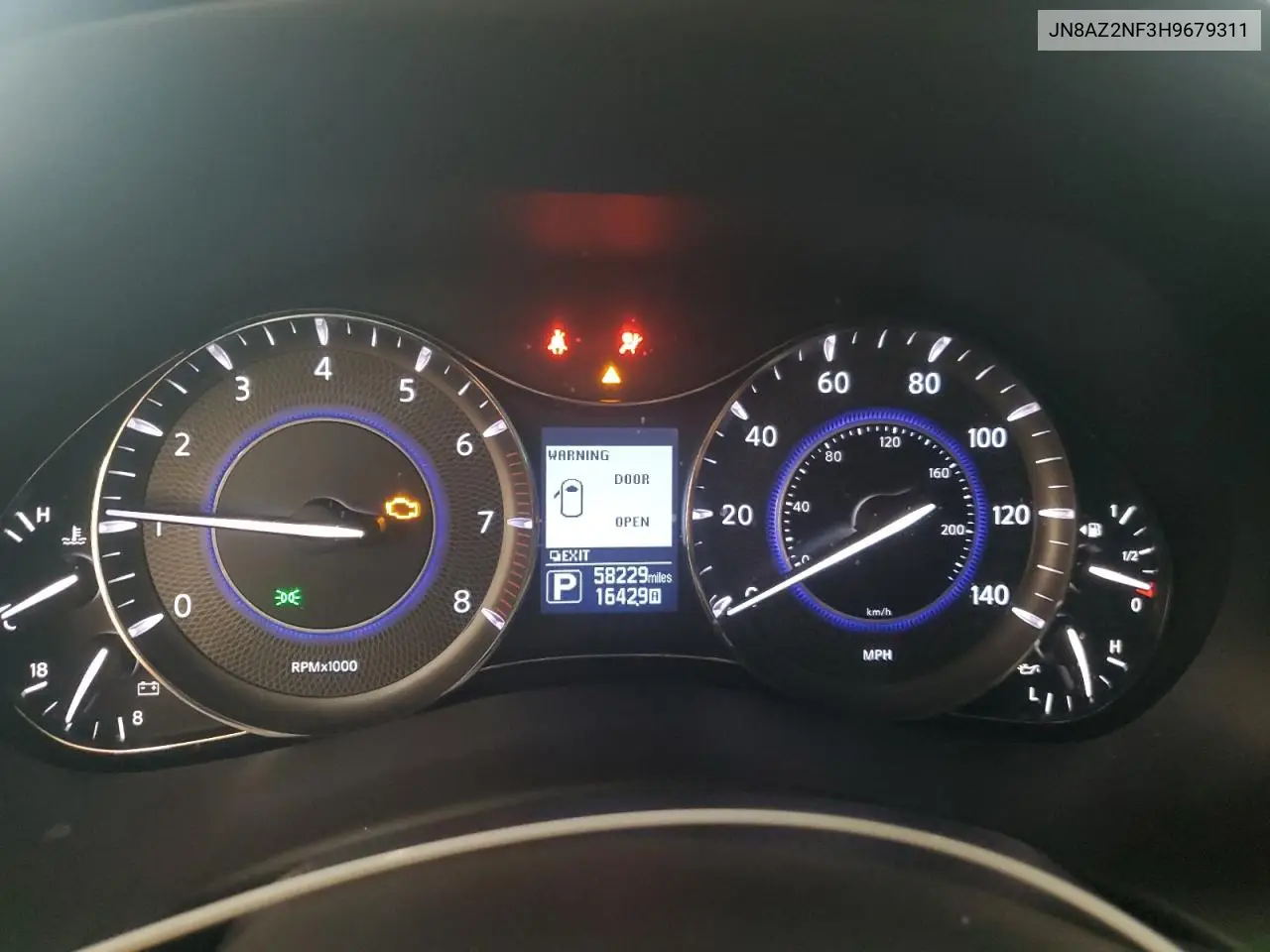 2017 Infiniti Qx80 Base VIN: JN8AZ2NF3H9679311 Lot: 55234965