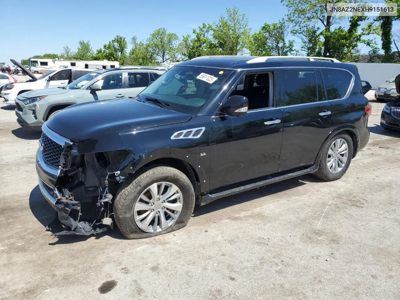 2017 Infiniti Qx80 Base VIN: JN8AZ2NEXH9151613 Lot: 55811025