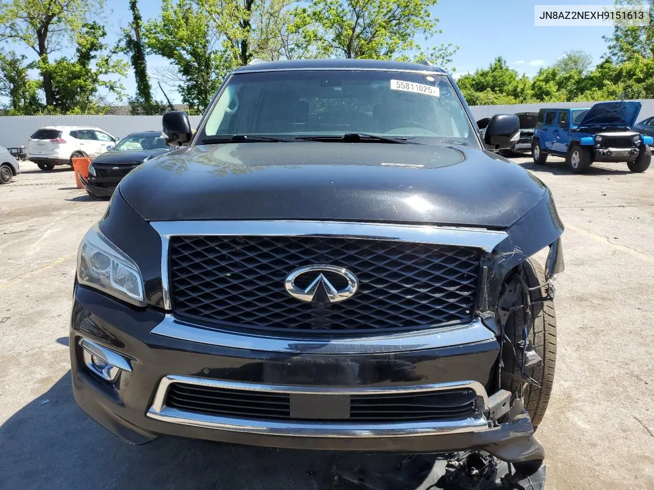 2017 Infiniti Qx80 Base VIN: JN8AZ2NEXH9151613 Lot: 55811025