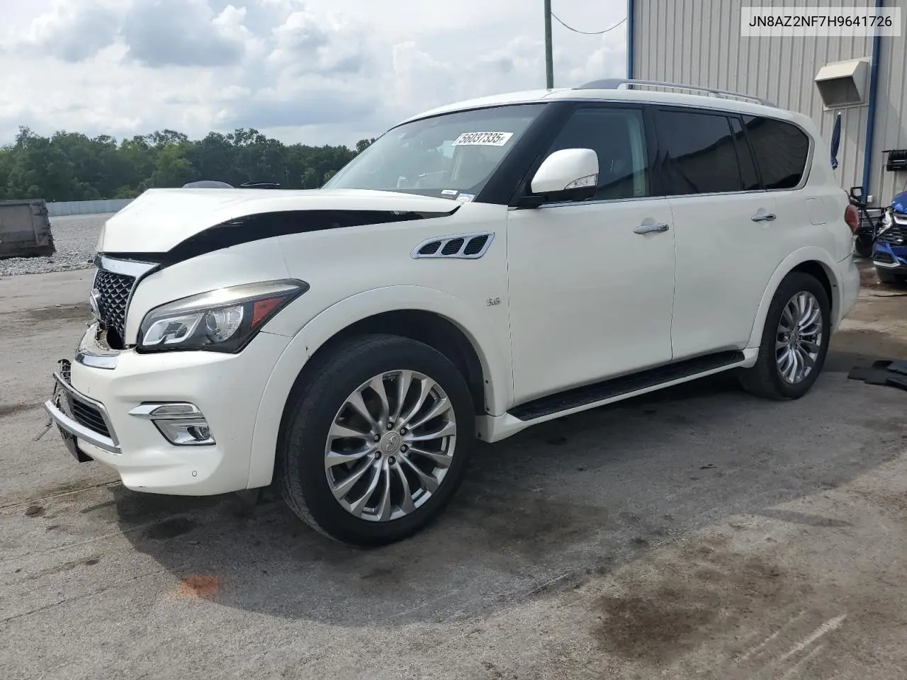 2017 Infiniti Qx80 Base VIN: JN8AZ2NF7H9641726 Lot: 56037335