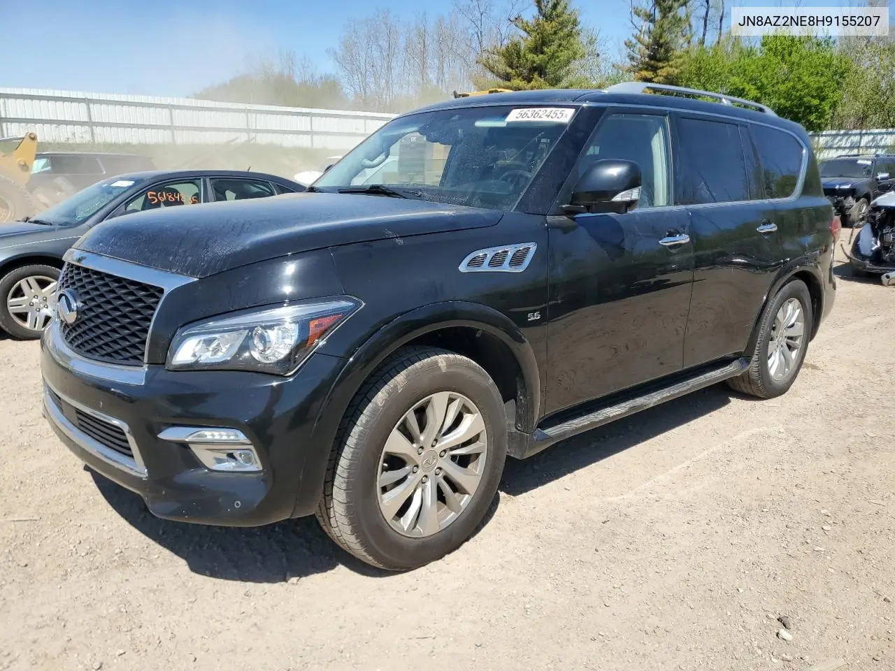 2017 Infiniti Qx80 Base VIN: JN8AZ2NE8H9155207 Lot: 56362455