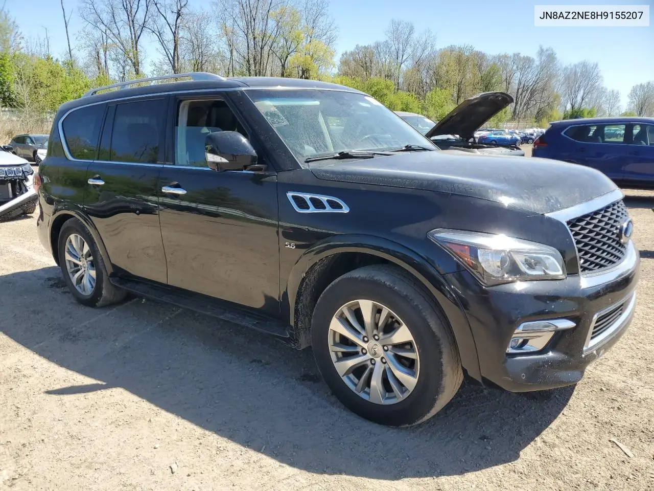 2017 Infiniti Qx80 Base VIN: JN8AZ2NE8H9155207 Lot: 56362455