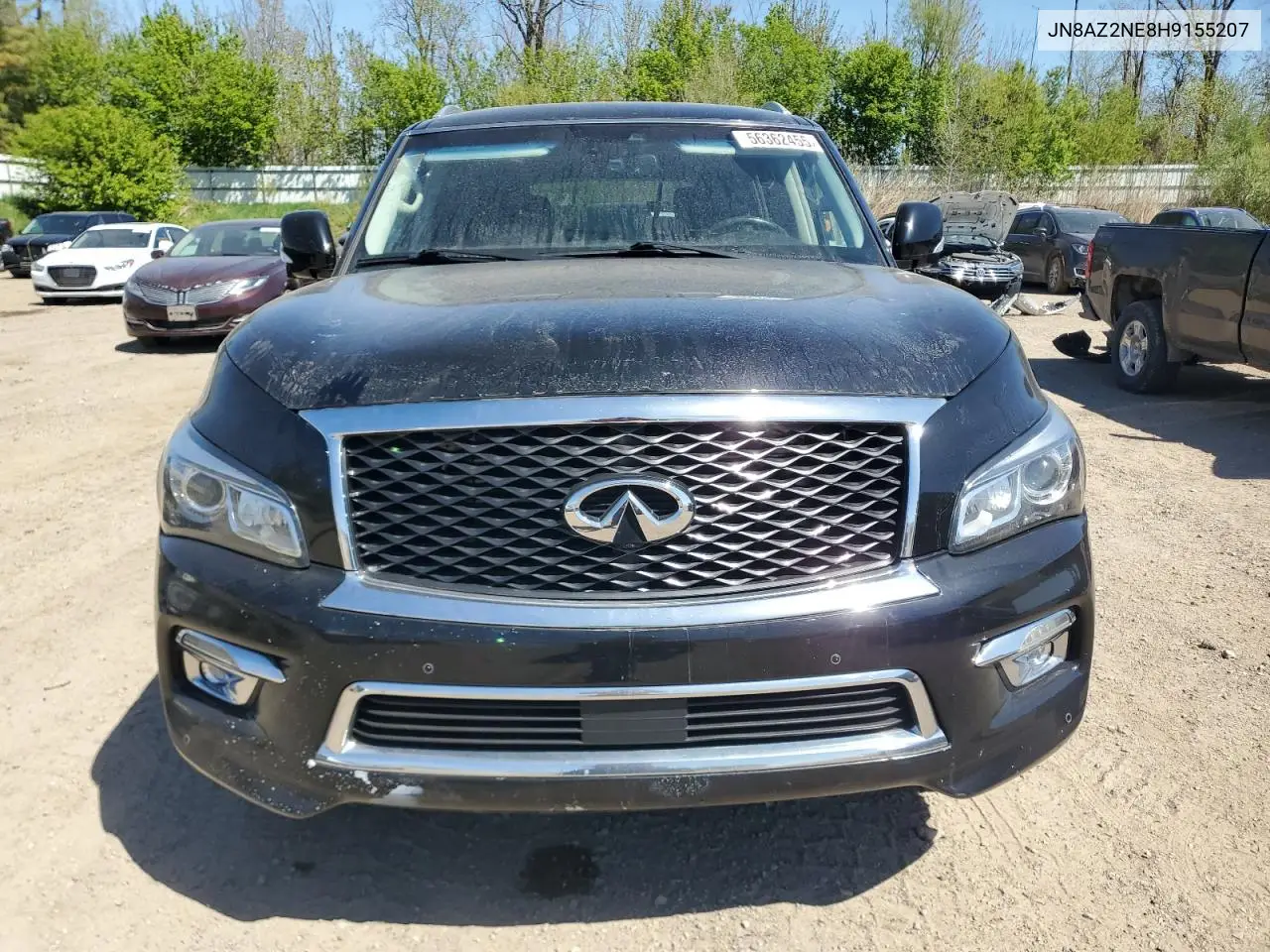 2017 Infiniti Qx80 Base VIN: JN8AZ2NE8H9155207 Lot: 56362455