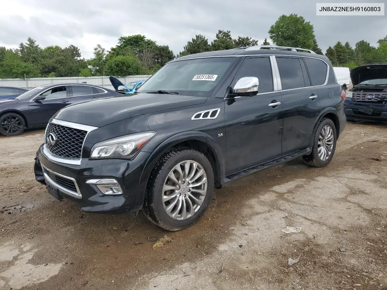 2017 Infiniti Qx80 Base VIN: JN8AZ2NE5H9160803 Lot: 58251365