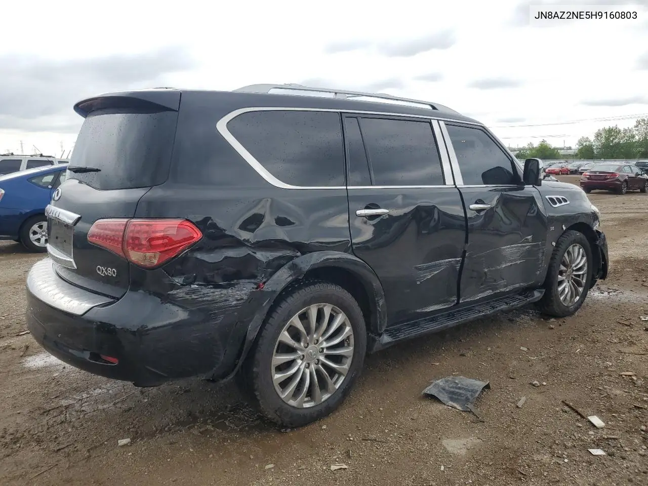 2017 Infiniti Qx80 Base VIN: JN8AZ2NE5H9160803 Lot: 58251365