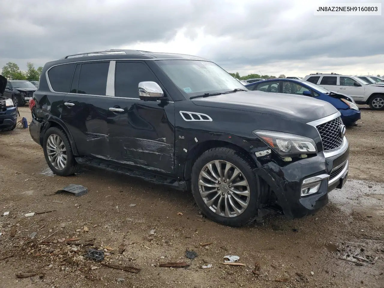 2017 Infiniti Qx80 Base VIN: JN8AZ2NE5H9160803 Lot: 58251365