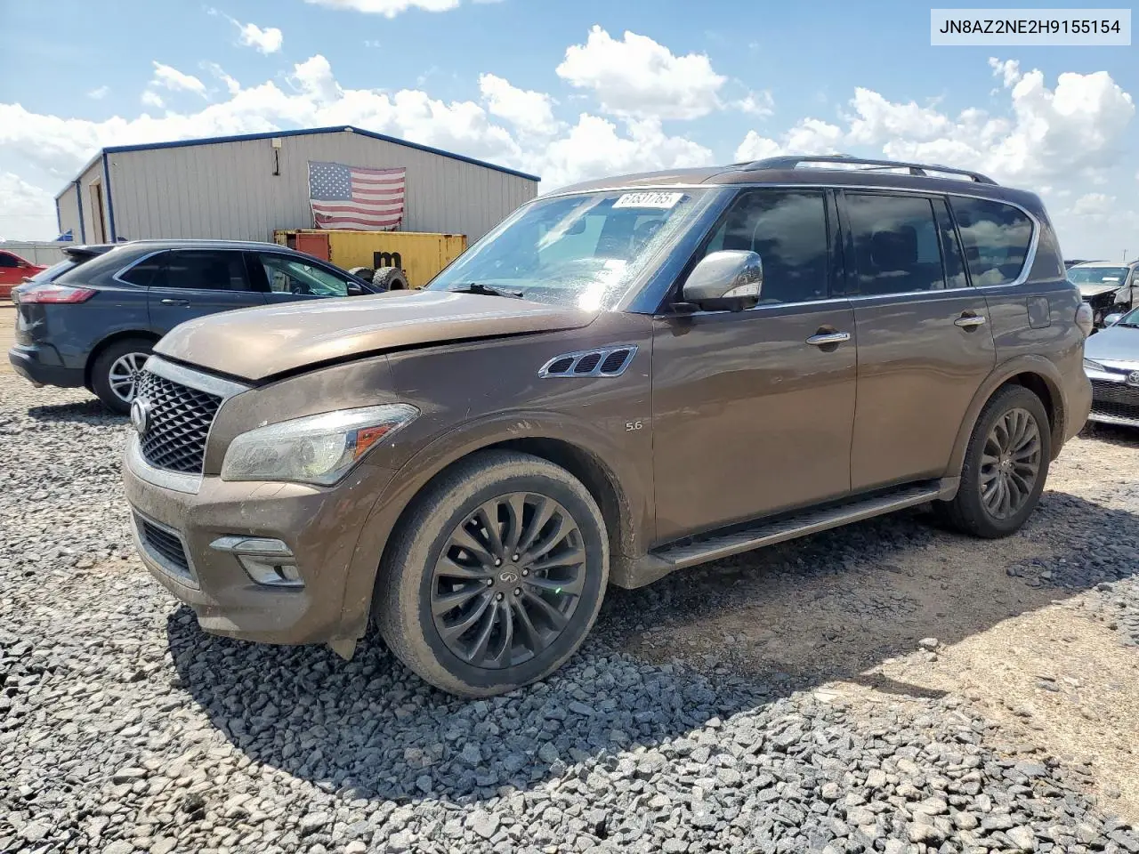 2017 Infiniti Qx80 Base VIN: JN8AZ2NE2H9155154 Lot: 61531765