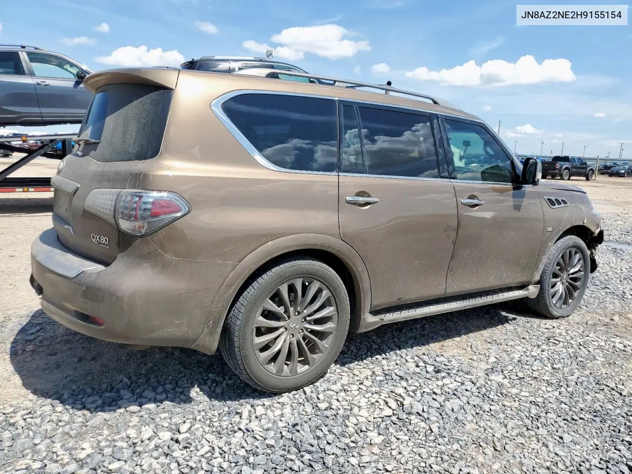 2017 Infiniti Qx80 Base VIN: JN8AZ2NE2H9155154 Lot: 61531765