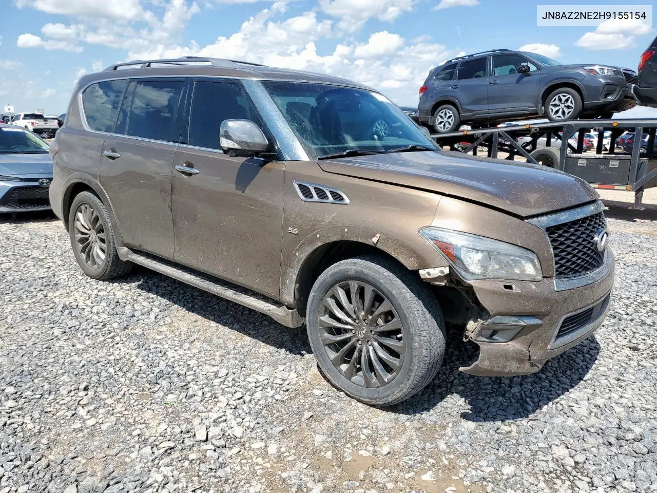 2017 Infiniti Qx80 Base VIN: JN8AZ2NE2H9155154 Lot: 61531765