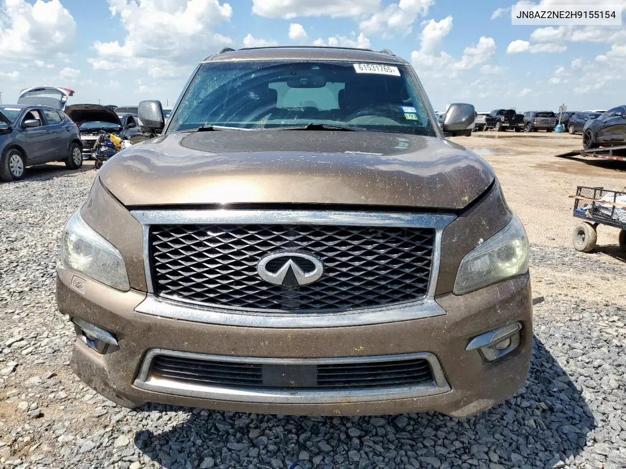 2017 Infiniti Qx80 Base VIN: JN8AZ2NE2H9155154 Lot: 61531765