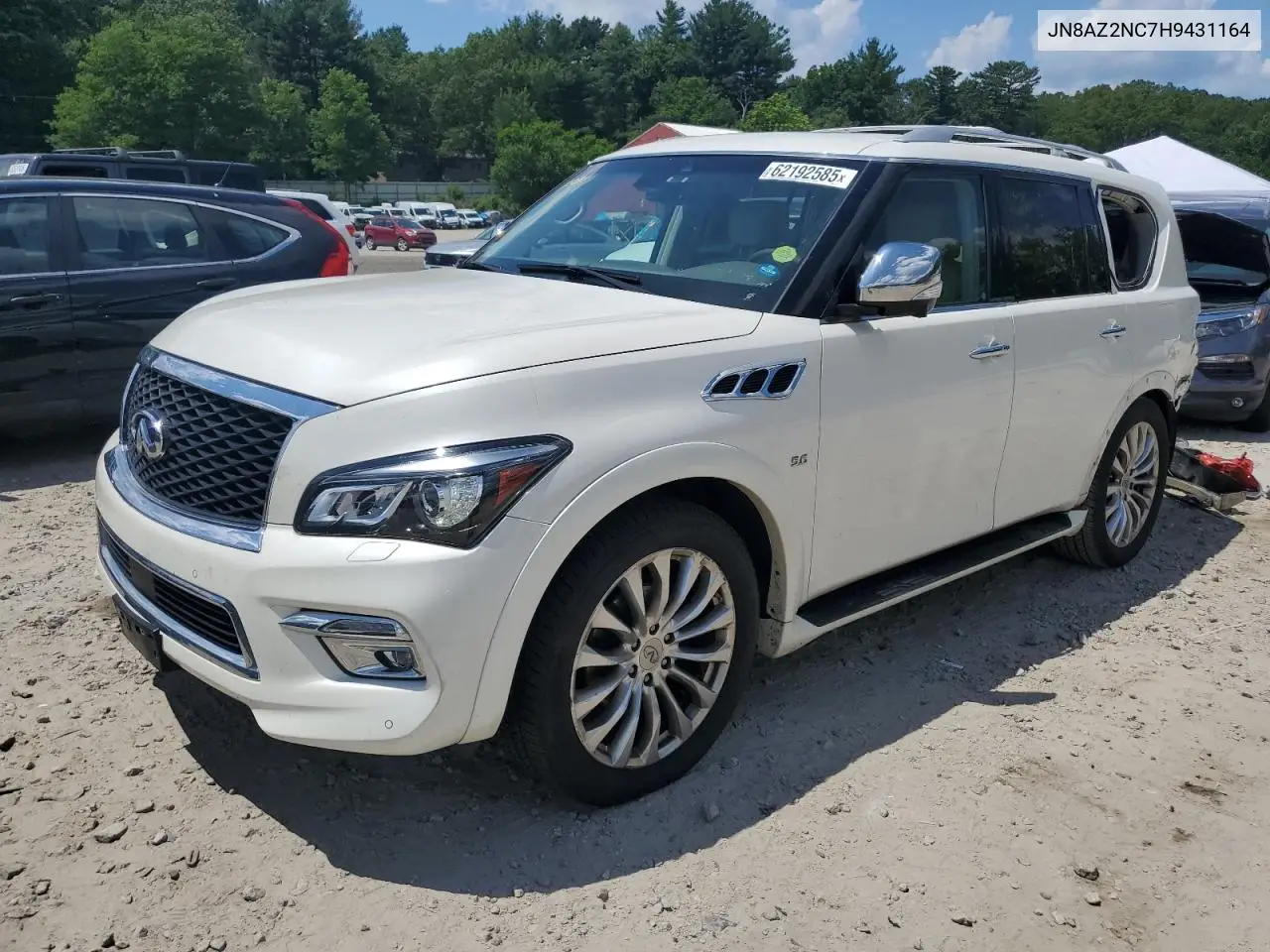 2017 Infiniti Qx80 Base VIN: JN8AZ2NC7H9431164 Lot: 62192585