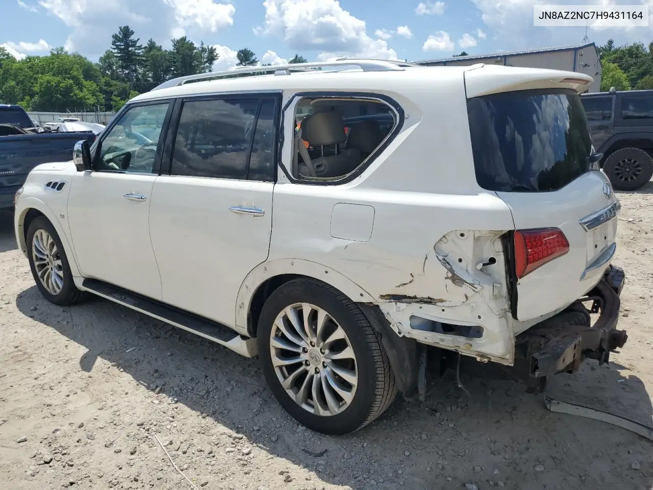 2017 Infiniti Qx80 Base VIN: JN8AZ2NC7H9431164 Lot: 62192585