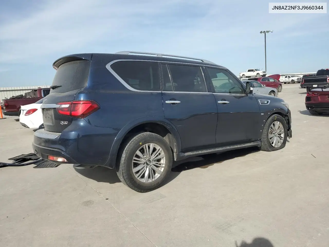 2018 Infiniti Qx80 Base VIN: JN8AZ2NF3J9660344 Lot: 50362585