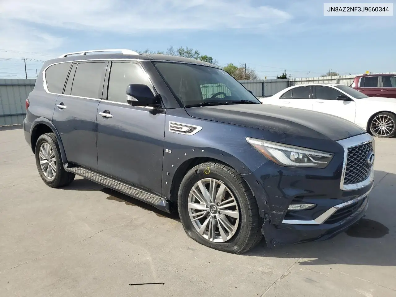 2018 Infiniti Qx80 Base VIN: JN8AZ2NF3J9660344 Lot: 50362585