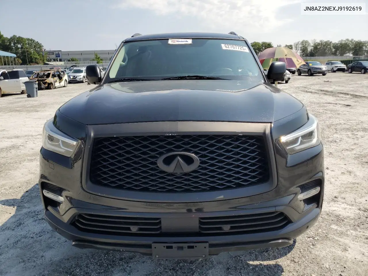 2018 Infiniti Qx80 Base VIN: JN8AZ2NEXJ9192619 Lot: 62707725