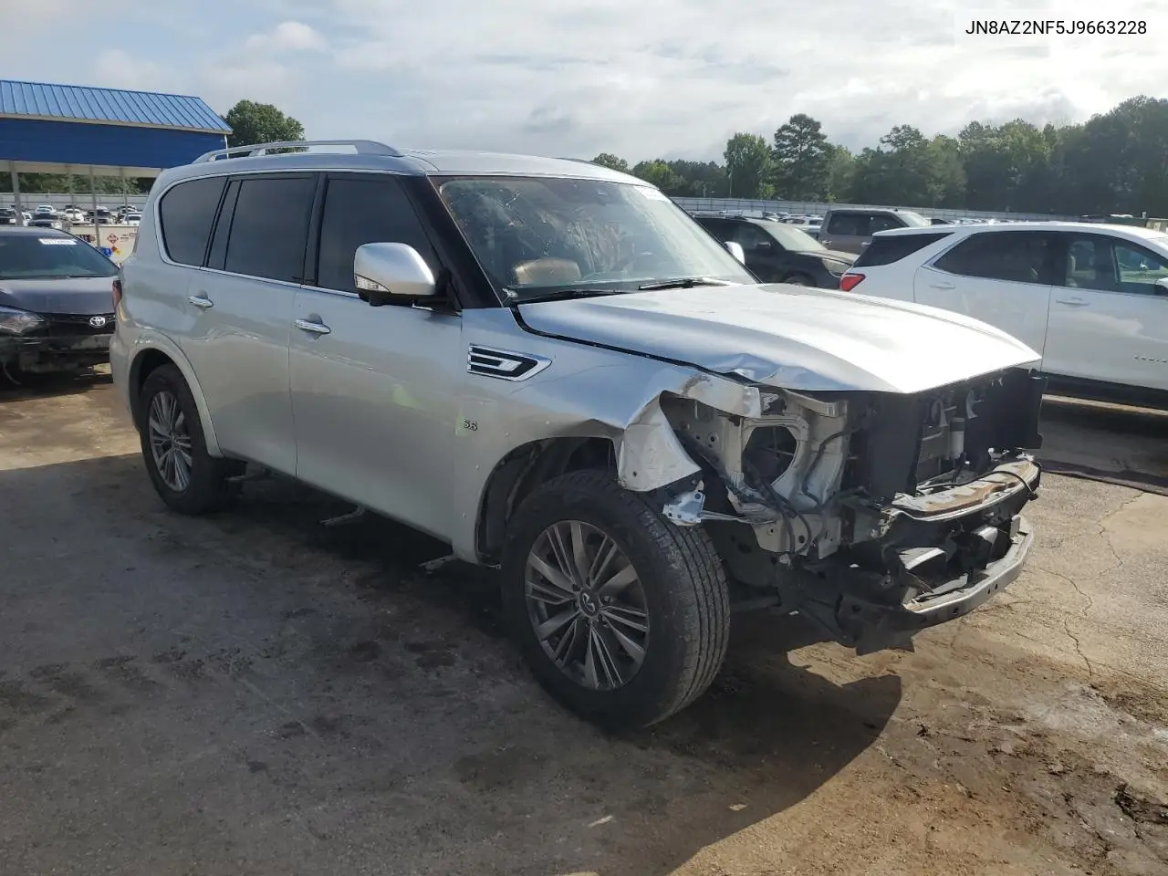 2018 Infiniti Qx80 Base VIN: JN8AZ2NF5J9663228 Lot: 62836825