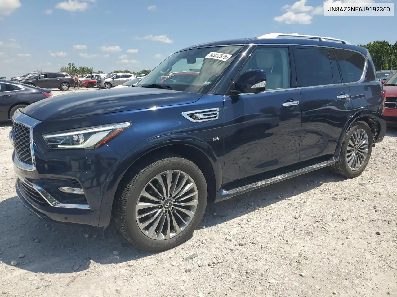 2018 Infiniti Qx80 Base VIN: JN8AZ2NE6J9192360 Lot: 62852925