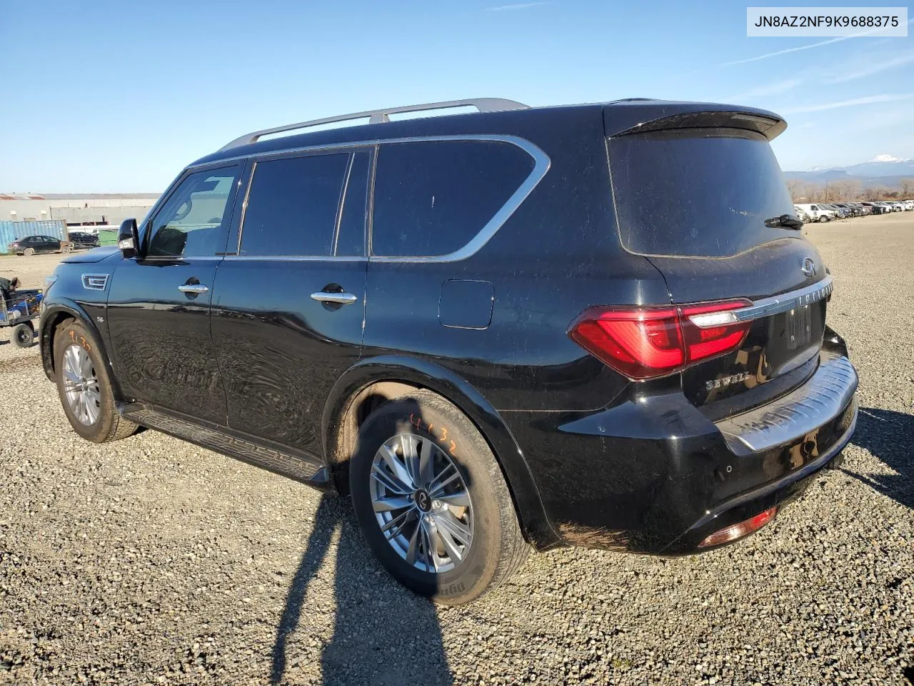 2019 Infiniti Qx80 Luxe VIN: JN8AZ2NF9K9688375 Lot: 42176475