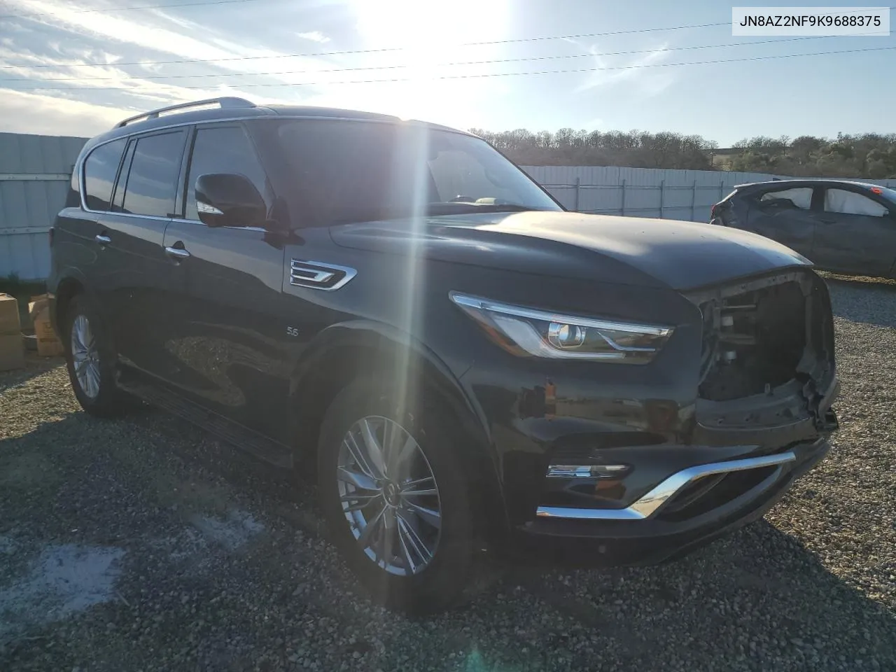 2019 Infiniti Qx80 Luxe VIN: JN8AZ2NF9K9688375 Lot: 42176475