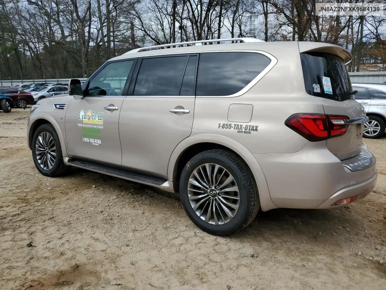 2019 Infiniti Qx80 Luxe VIN: JN8AZ2NFXK9684139 Lot: 43341535
